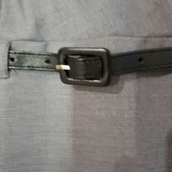 Esprit NWT Size 2 Grey Sleeveless V-neck Belted Lined Dress - Picture 2 of 16